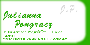 julianna pongracz business card